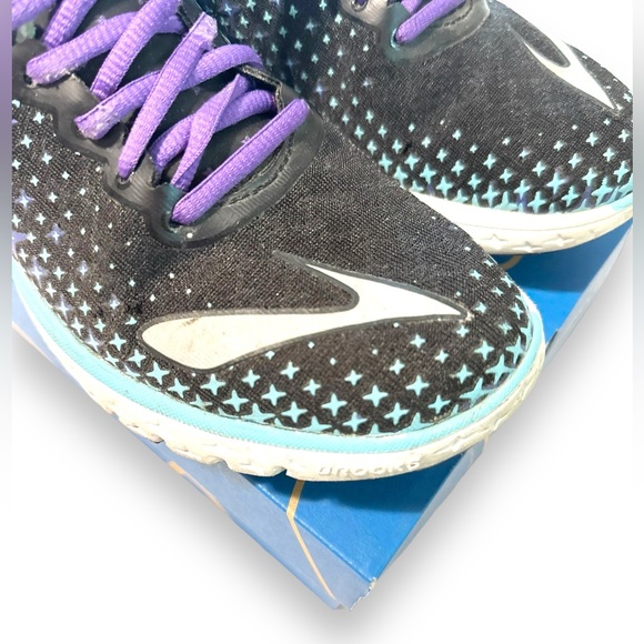 BROOKS | Women’s PureFlow 5 Running Shoes Size 9.5 Purple Turquoise EUC - Picture 6 of 10